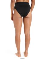 Icebreaker Women Merino Queens High Cut Brief Z04NXR555 Clothing Black - Image 2