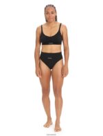Icebreaker Women Merino Queens High Cut Brief Z04NXR555 Clothing Black - Image 3