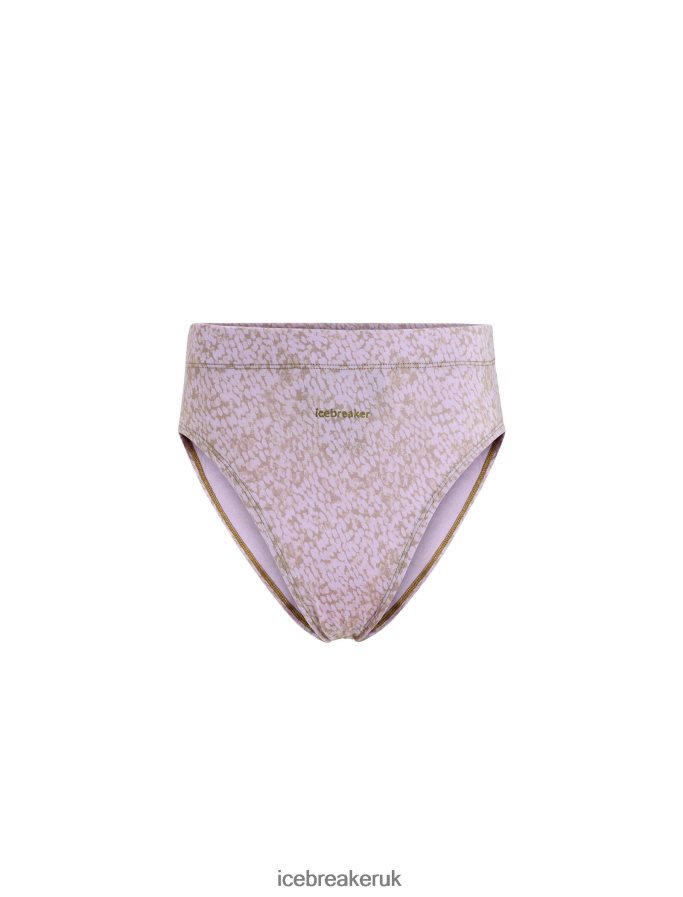 Icebreaker Women Merino Queens High Cut Brief Z04NXR556 Clothing Algae/Purple Haze - Image 5