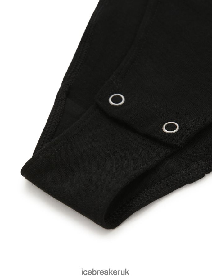 Icebreaker Women Merino Queens Long Sleeve High Neck Bodysuit Z04NXR543 Clothing Black - Image 6