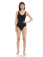 Icebreaker Women Merino Queens Tank Bodysuit Z04NXR544 Clothing Black - Image 3