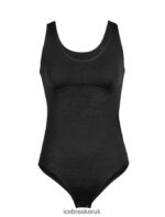 Icebreaker Women Merino Queens Tank Bodysuit Z04NXR544 Clothing Black - Image 5