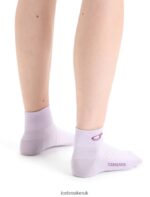 Icebreaker Women Merino Run+ Ultralight Mini Socks Z04NXR770 Accessories Purple Gaze/Go Berry - Image 2