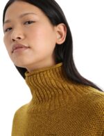 Icebreaker Women Merino Seevista Funnel Neck Sweater Z04NXR908 Clothing Clove/Silent Gold - Image 4