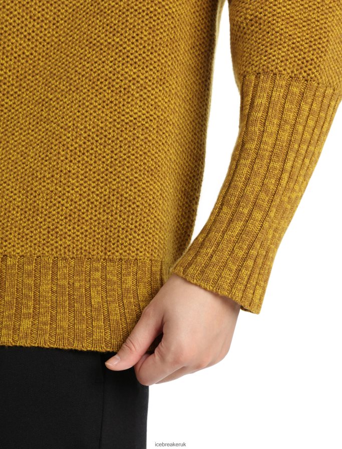 Icebreaker Women Merino Seevista Funnel Neck Sweater Z04NXR908 Clothing Clove/Silent Gold - Image 5