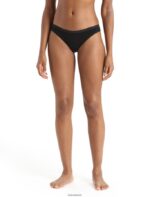 Icebreaker Women Merino Siren Bikini Briefs Z04NXR501 Clothing Black
