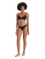 Icebreaker Women Merino Siren Bikini Briefs Z04NXR501 Clothing Black - Image 3