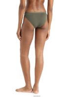 Icebreaker Women Merino Siren Bikini Briefs Z04NXR503 Clothing Loden - Image 2
