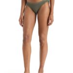 Icebreaker Women Merino Siren Bikini Briefs Z04NXR503 Clothing Loden