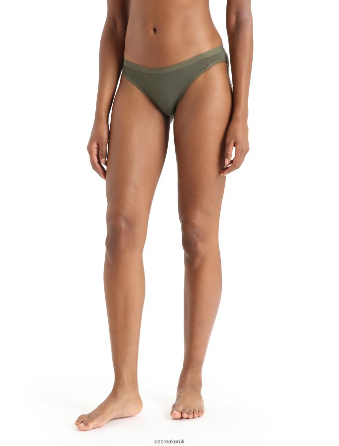 icebreaker_women_merino_siren_bikini_briefs_z04nxr503_clothing_loden.jpg Icebreaker Women Merino Siren Bikini Briefs Z04NXR503 Clothing Loden - Image 1