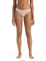 Icebreaker Women Merino Siren Bikini Briefs Z04NXR504 Clothing Praline