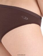Icebreaker Women Merino Siren Bikini Briefs Z04NXR506 Clothing Umber - Image 4