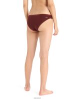 Icebreaker Women Merino Siren Bikini Briefs Z04NXR921 Clothing Espresso - Image 2