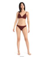 Icebreaker Women Merino Siren Bikini Briefs Z04NXR921 Clothing Espresso - Image 3