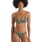 Icebreaker Women Merino Siren Bra Z04NXR911 Clothing Loden