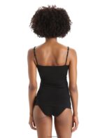 Icebreaker Women Merino Siren Cami Singlet Z04NXR536 Clothing Black - Image 2