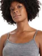 Icebreaker Women Merino Siren Cami Singlet Z04NXR538 Clothing Gritstone Heather - Image 5