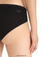 Icebreaker Women Merino Siren Hipkini Briefs Z04NXR513 Clothing Black - Image 4