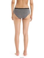 Icebreaker Women Merino Siren Hipkini Briefs Z04NXR514 Clothing Gritstone Heather - Image 2