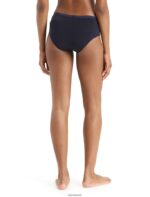 Icebreaker Women Merino Siren Hipkini Briefs Z04NXR515 Clothing Midnight Navy - Image 2