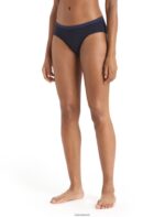 Icebreaker Women Merino Siren Hipkini Briefs Z04NXR515 Clothing Midnight Navy