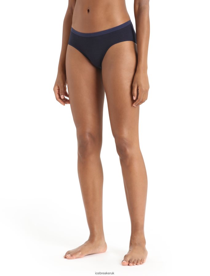 icebreaker_women_merino_siren_hipkini_briefs_z04nxr515_clothing_midnight_navy.jpg Icebreaker Women Merino Siren Hipkini Briefs Z04NXR515 Clothing Midnight Navy - Image 1