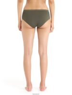 Icebreaker Women Merino Siren Hipkini Briefs Z04NXR516 Clothing Loden - Image 2