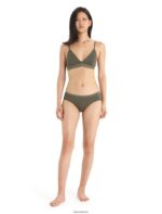 Icebreaker Women Merino Siren Hipkini Briefs Z04NXR516 Clothing Loden - Image 3