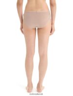Icebreaker Women Merino Siren Hipkini Briefs Z04NXR517 Clothing Praline - Image 2