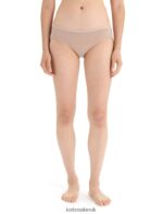 Icebreaker Women Merino Siren Hipkini Briefs Z04NXR517 Clothing Praline
