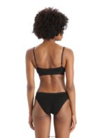 Icebreaker Women Merino Siren Padded Bra Z04NXR507 Clothing Black - Image 2