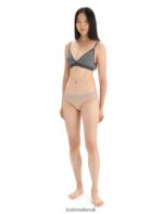 Icebreaker Women Merino Siren Padded Bra Z04NXR508 Clothing Gritstone Heather - Image 3