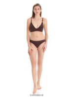 Icebreaker Women Merino Siren Padded Bra Z04NXR512 Clothing Umber - Image 3
