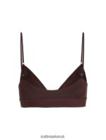 Icebreaker Women Merino Siren Padded Bra Z04NXR512 Clothing Umber - Image 7