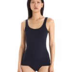 Icebreaker Women Merino Siren Tank Top Z04NXR532 Clothing Midnight Navy