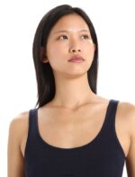 Icebreaker Women Merino Siren Tank Top Z04NXR532 Clothing Midnight Navy - Image 4