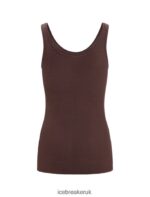 Icebreaker Women Merino Siren Tank Top Z04NXR535 Clothing Umber - Image 7