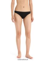 Icebreaker Women Merino Siren Thong Z04NXR519 Clothing Black
