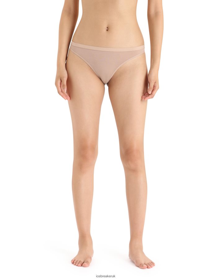 icebreaker_women_merino_siren_thong_z04nxr521_clothing_praline.jpg Icebreaker Women Merino Siren Thong Z04NXR521 Clothing Praline - Image 1