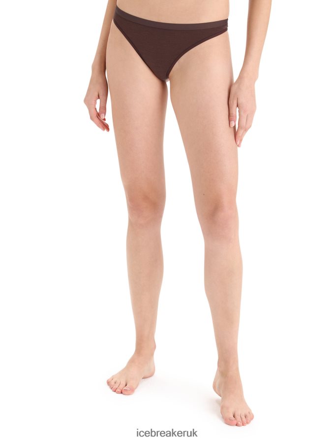 icebreaker_women_merino_siren_thong_z04nxr522_clothing_umber.jpg Icebreaker Women Merino Siren Thong Z04NXR522 Clothing Umber - Image 1
