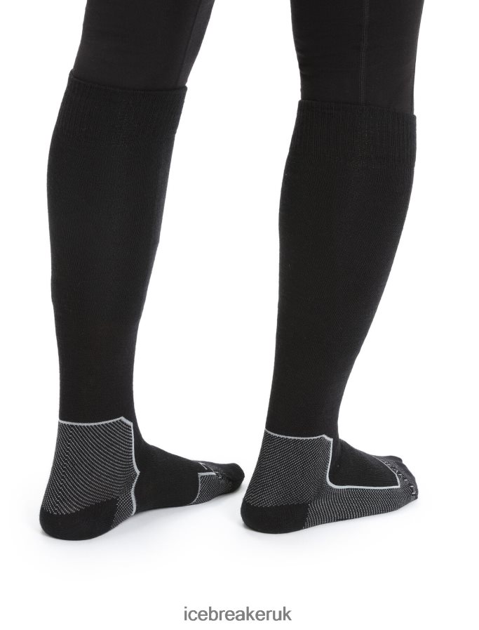 Icebreaker Women Merino Ski+ Ultralight Over the Calf Socks Z04NXR792 Accessories Black - Image 2