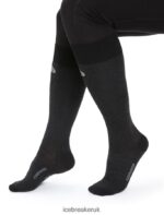 Icebreaker Women Merino Snow Liner Over the Calf Socks Z04NXR767 Accessories Black - Image 3