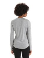 Icebreaker Women Merino Sphere II Long Sleeve T-Shirt Z04NXR688 Clothing Metro Heather - Image 2