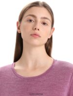 Icebreaker Women Merino Sphere II Long Sleeve T-Shirt Z04NXR691 Clothing Go Berry Heather - Image 4