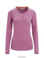 Icebreaker Women Merino Sphere II Long Sleeve T-Shirt Z04NXR691 Clothing Go Berry Heather - Image 6