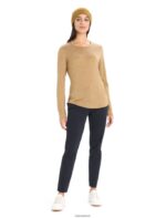 Icebreaker Women Merino Sphere II Long Sleeve T-Shirt Z04NXR900 Clothing Clove Heather - Image 3