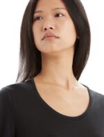 Icebreaker Women Merino Sphere II Short Sleeve Scoop T-Shirt Z04NXR611 Clothing Black - Image 4