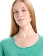 Icebreaker Women Merino Sphere II Short Sleeve Scoop T-Shirt Z04NXR612 Clothing Fresh Heather - Image 4