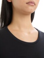 Icebreaker Women Merino Sphere II Short Sleeve T-Shirt Z04NXR606 Clothing Black - Image 4