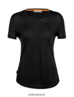 Icebreaker Women Merino Sphere II Short Sleeve T-Shirt Z04NXR606 Clothing Black - Image 6